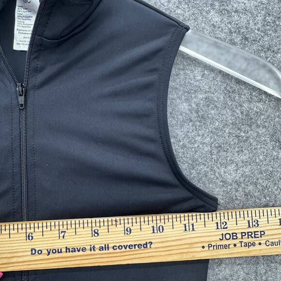 Balera Child Dance Front Zip Jumpsuit Size MC Black Back Cutout Competitive - Picture 12 of 13